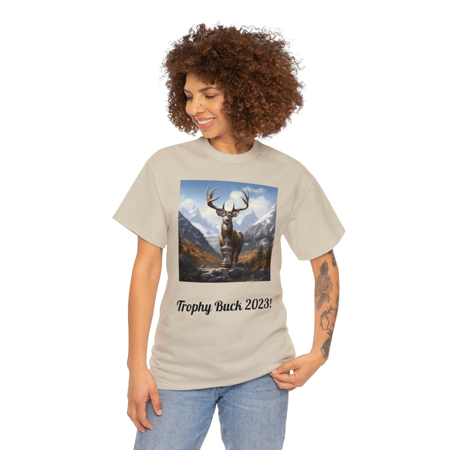 Trophy Buck Heavy Cotton Tee