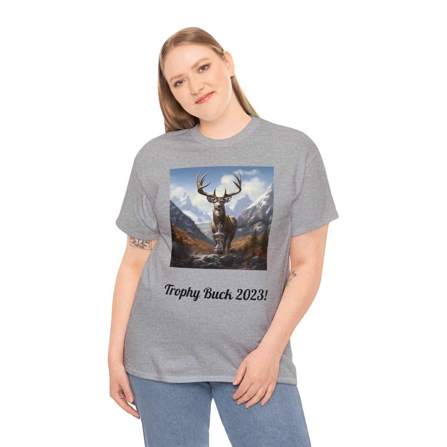 Trophy Buck Heavy Cotton Tee