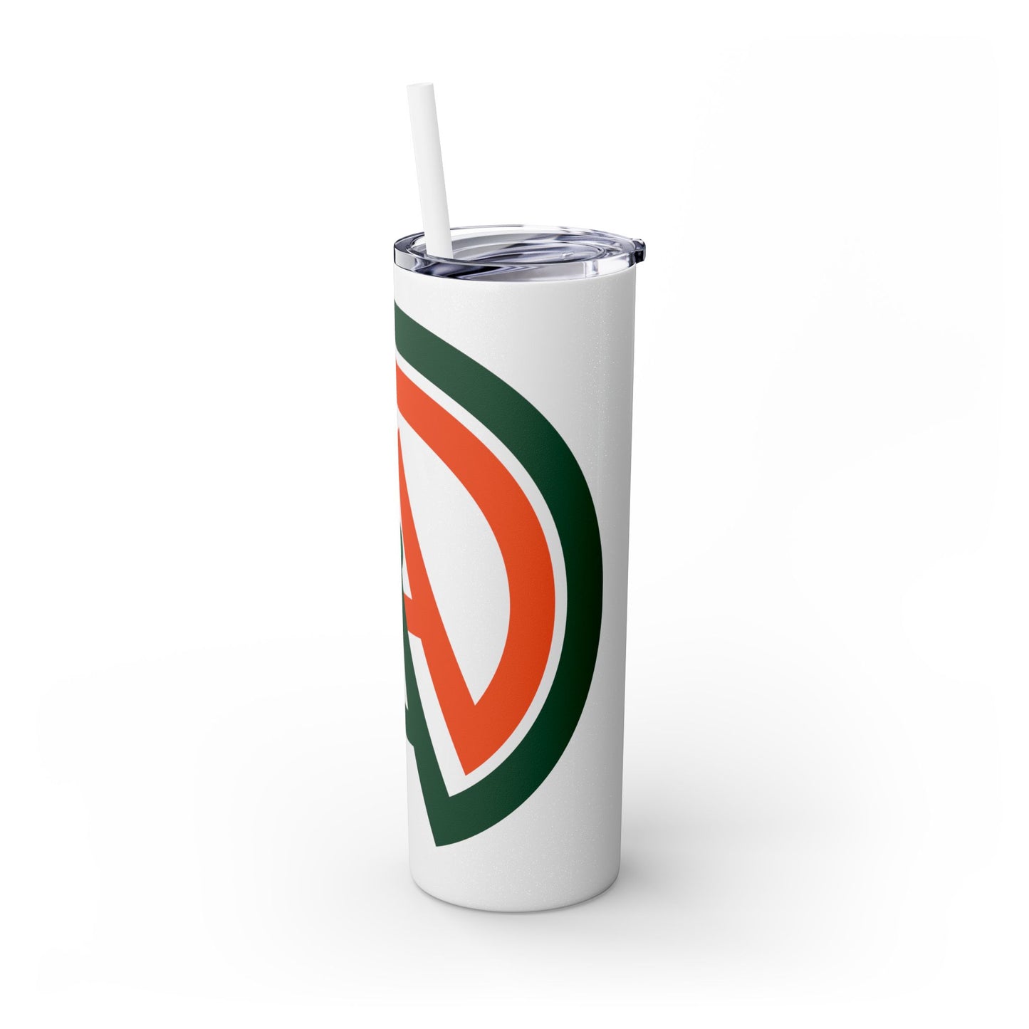 Logo Skinny Tumbler with Straw, 20oz