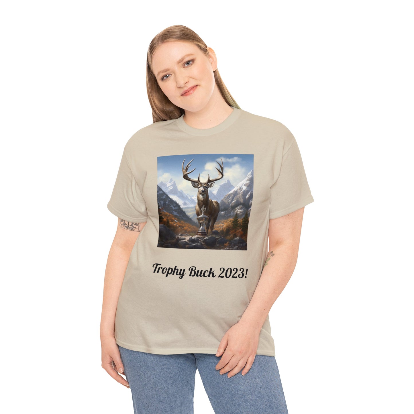 Trophy Buck Heavy Cotton Tee