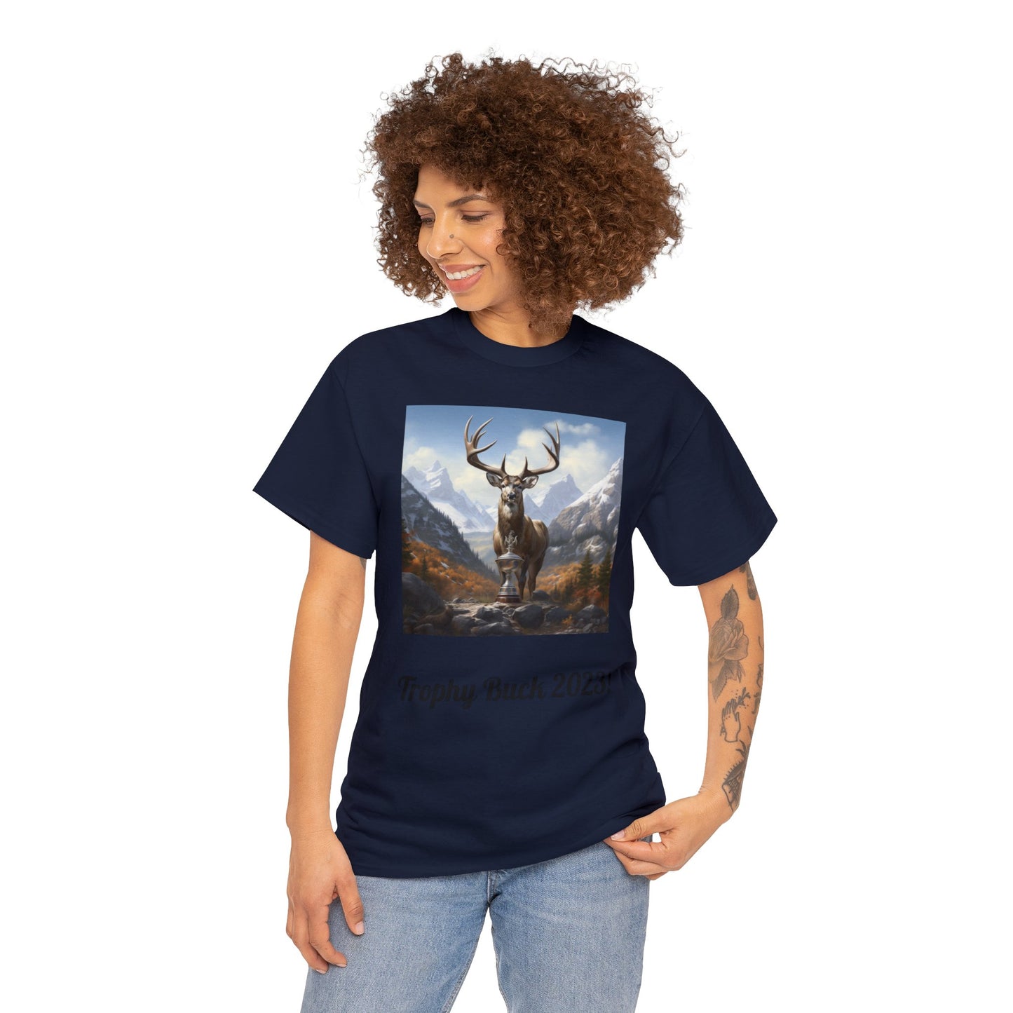 Trophy Buck Heavy Cotton Tee