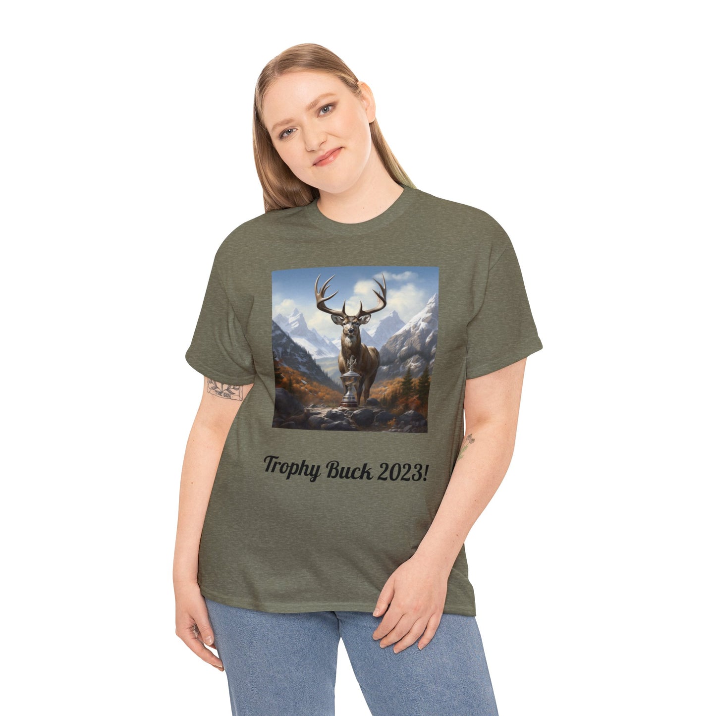 Trophy Buck Heavy Cotton Tee