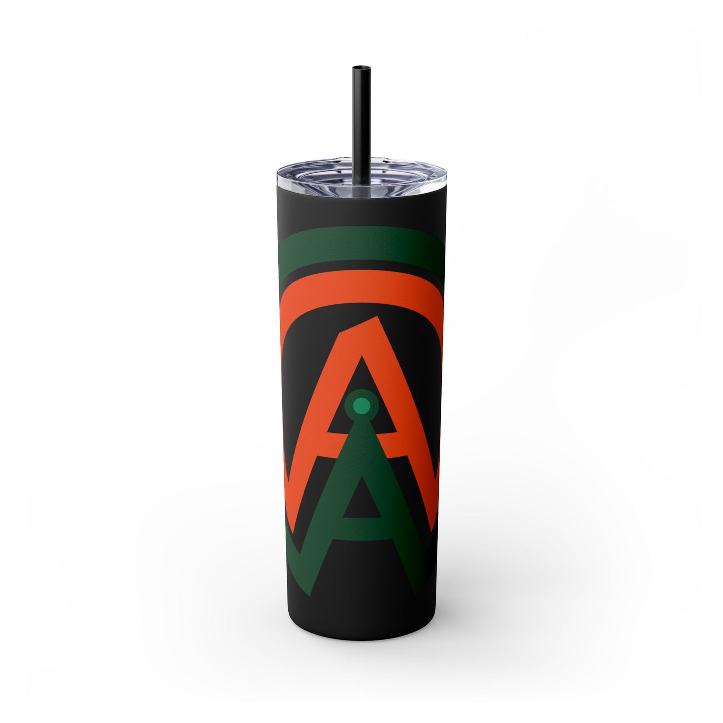 Logo Skinny Tumbler with Straw, 20oz