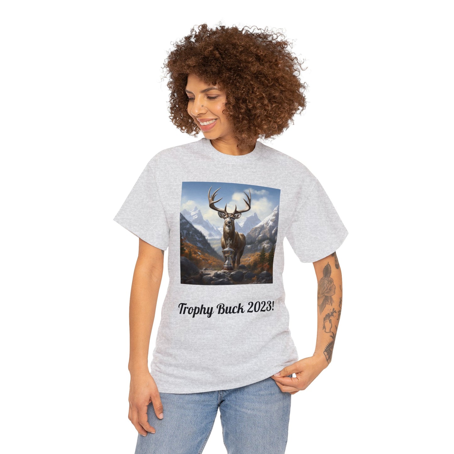 Trophy Buck Heavy Cotton Tee