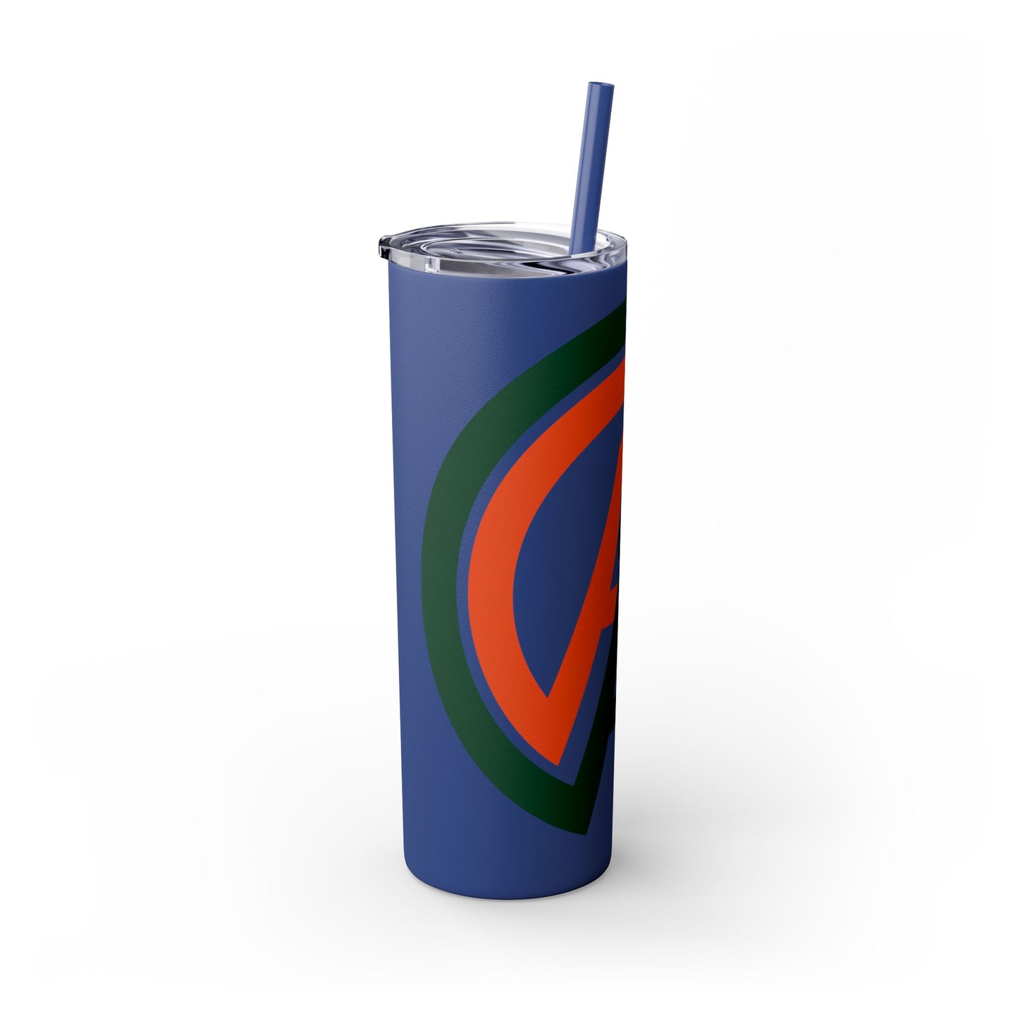 Logo Skinny Tumbler with Straw, 20oz