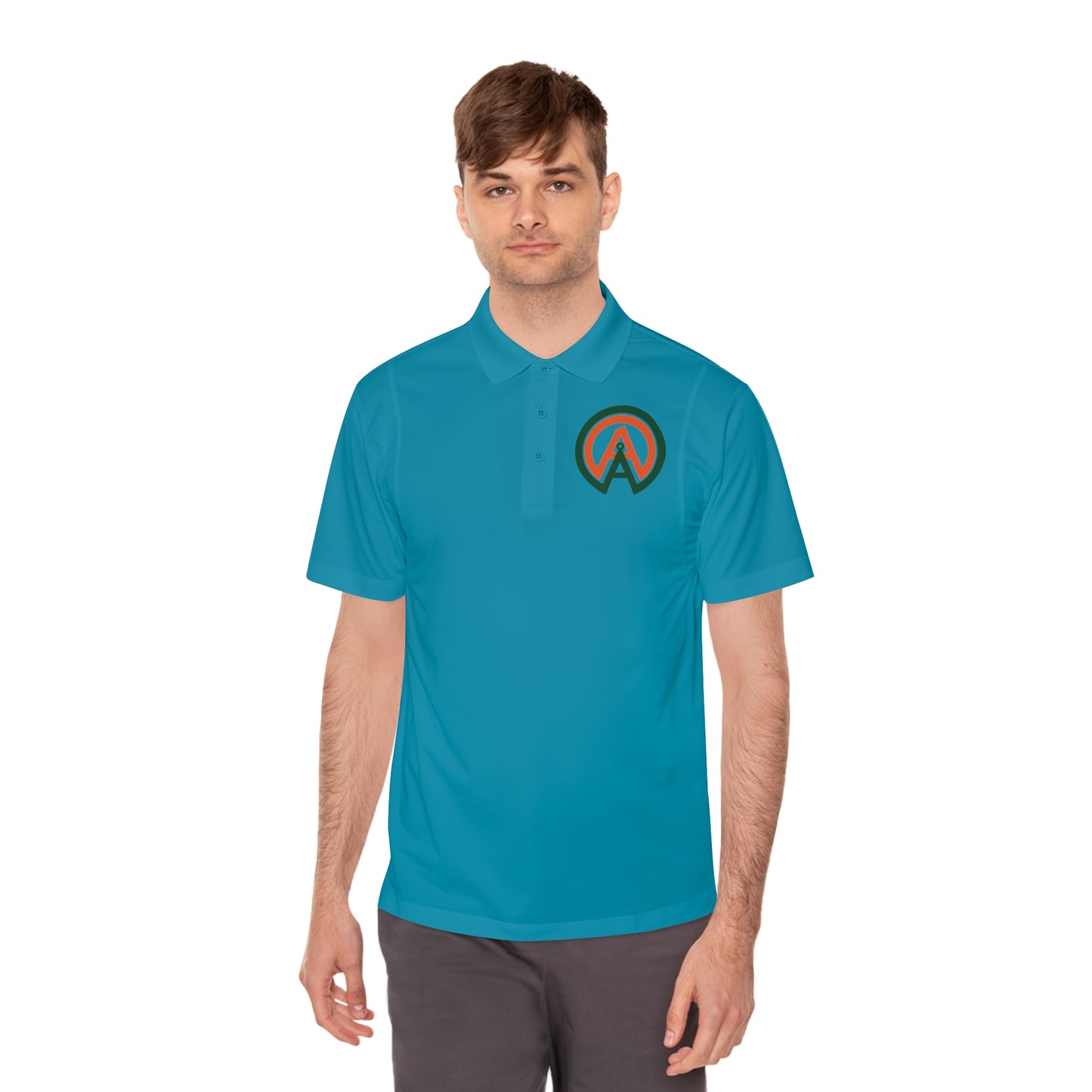 Men's Logo Sport Polo Shirt