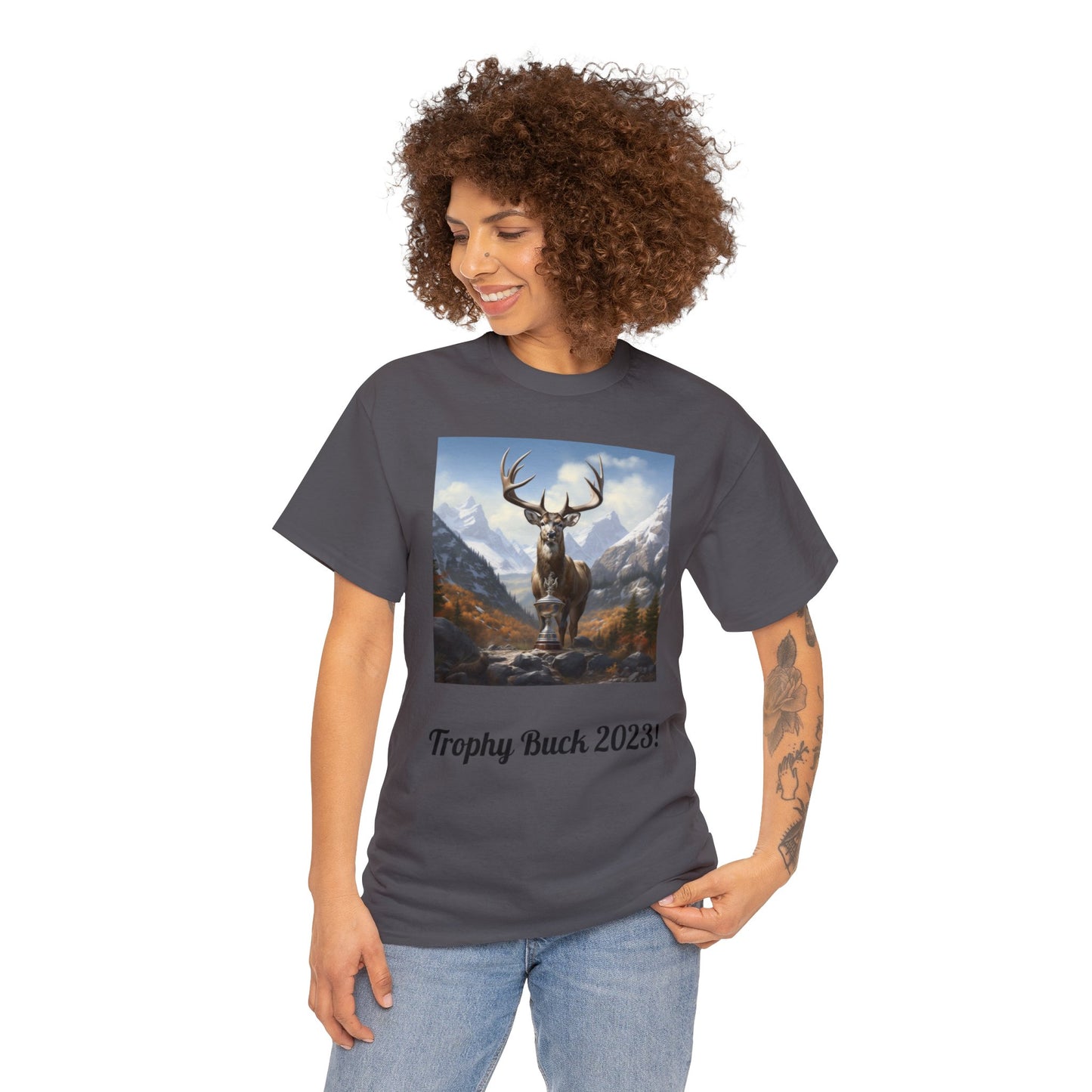 Trophy Buck Heavy Cotton Tee