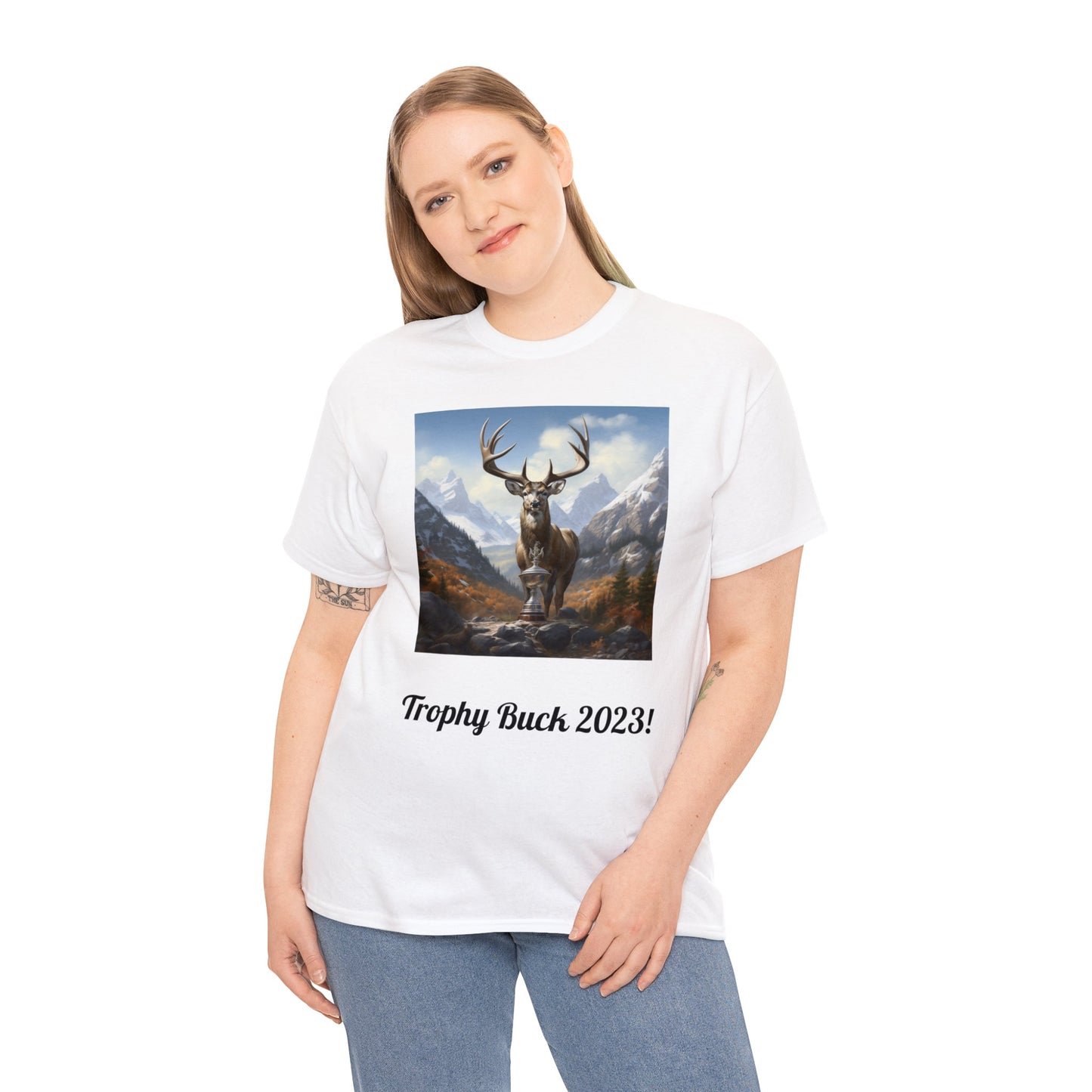 Trophy Buck Heavy Cotton Tee