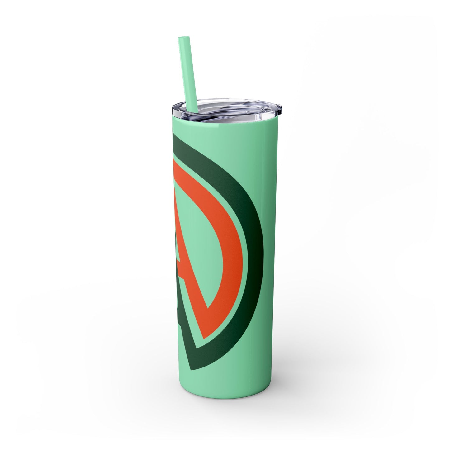 Logo Skinny Tumbler with Straw, 20oz