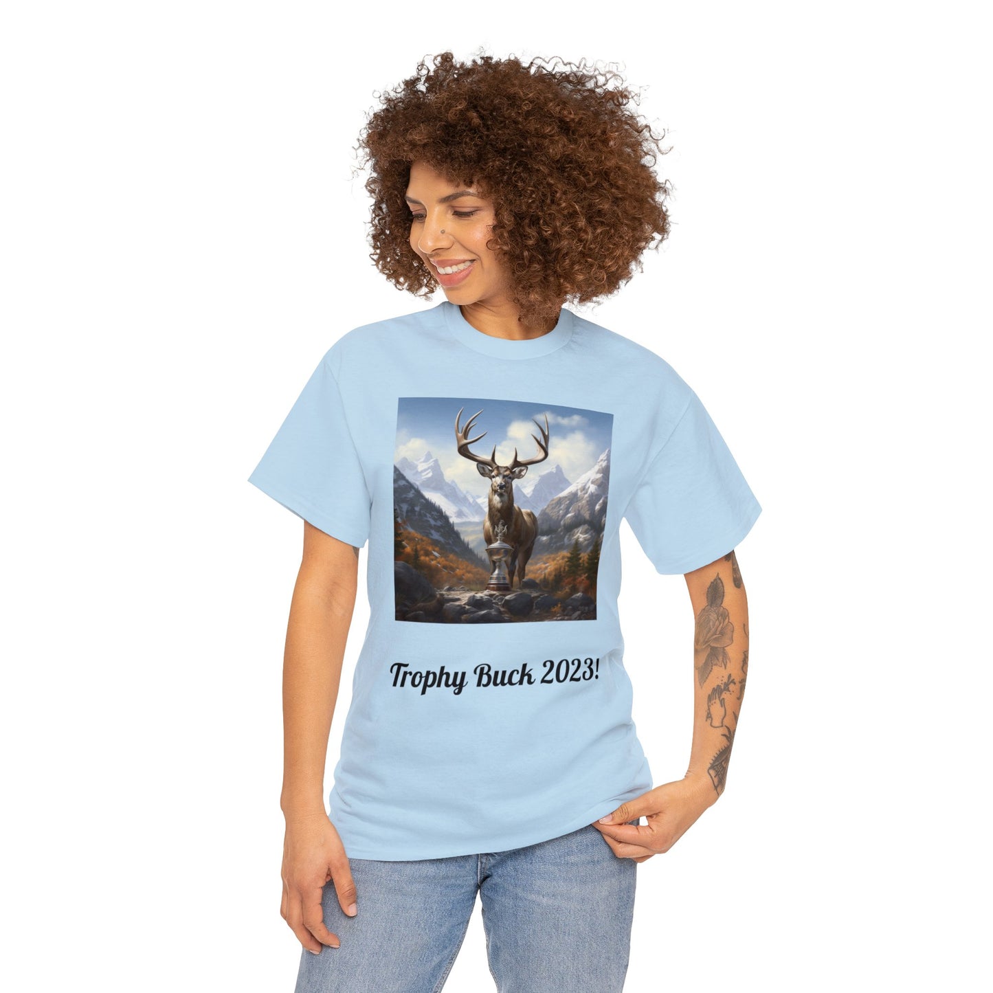 Trophy Buck Heavy Cotton Tee