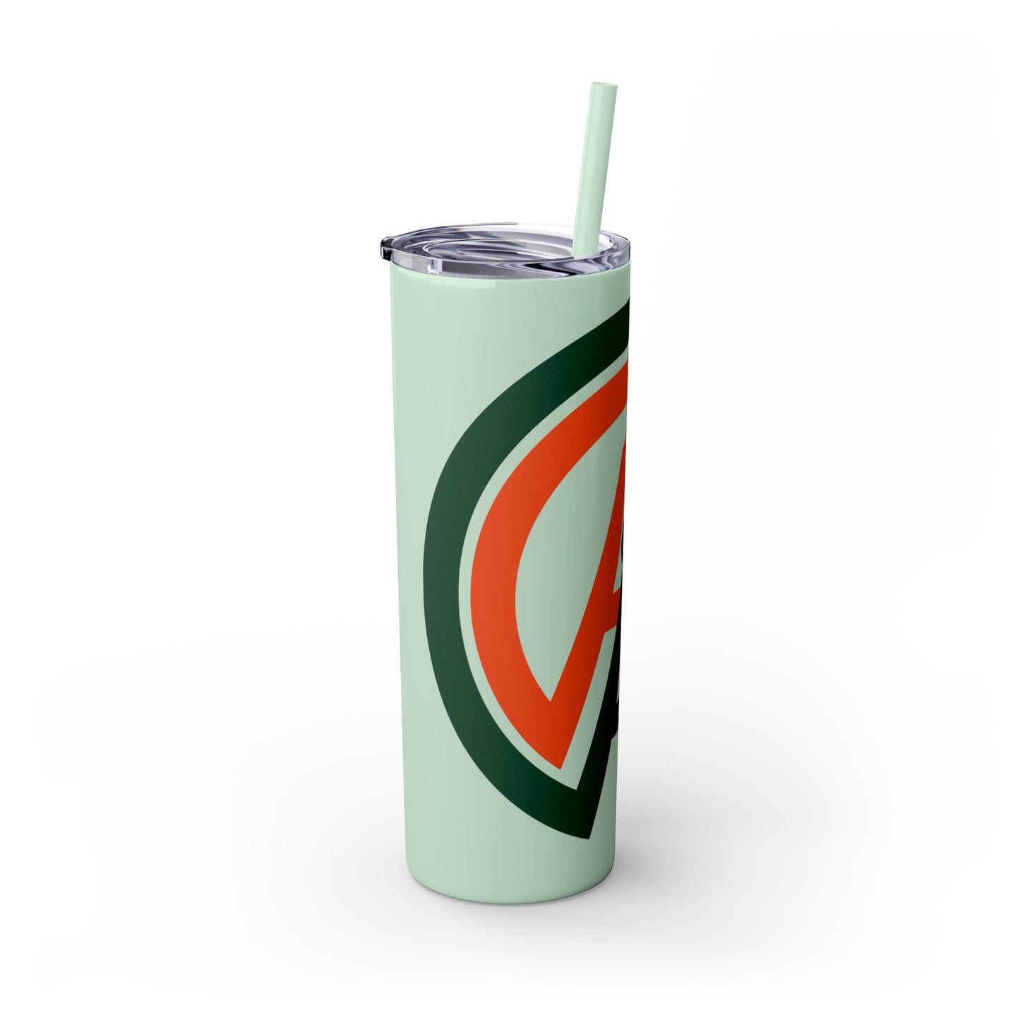 Logo Skinny Tumbler with Straw, 20oz