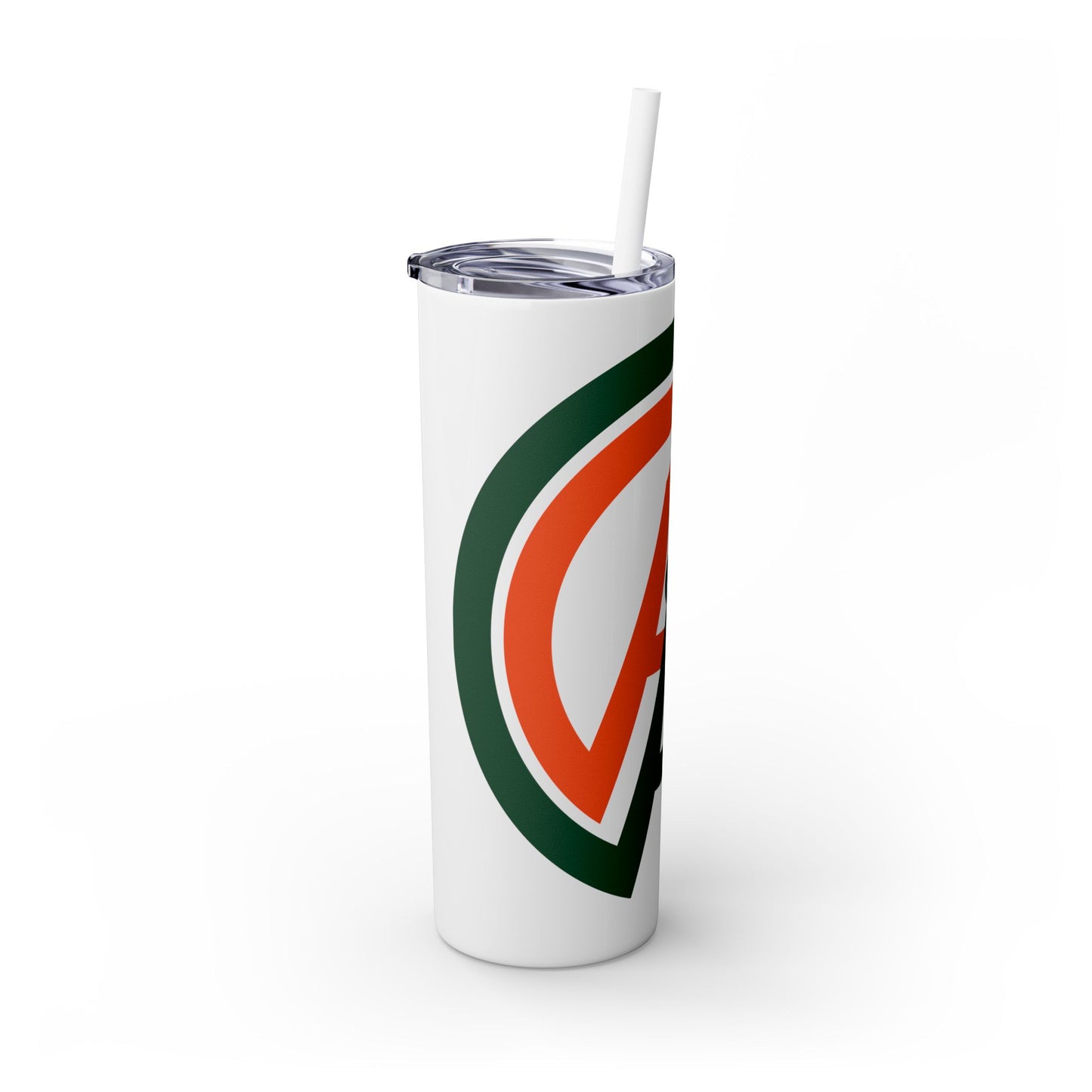 Logo Skinny Tumbler with Straw, 20oz